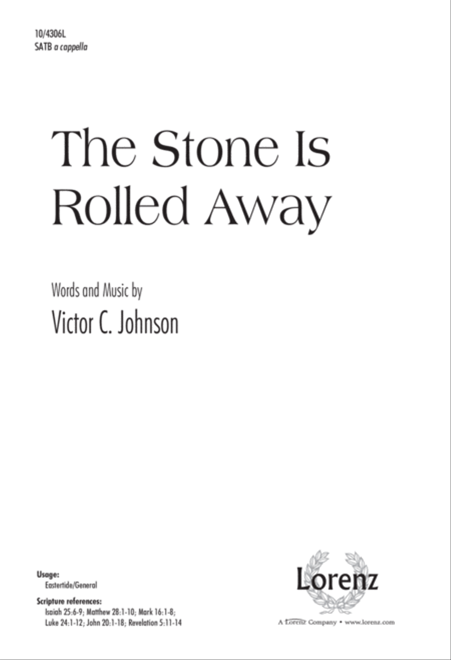 The Stone Is Rolled Away The Stone Is Rolled Away 4-Part scores gallery preview page 1