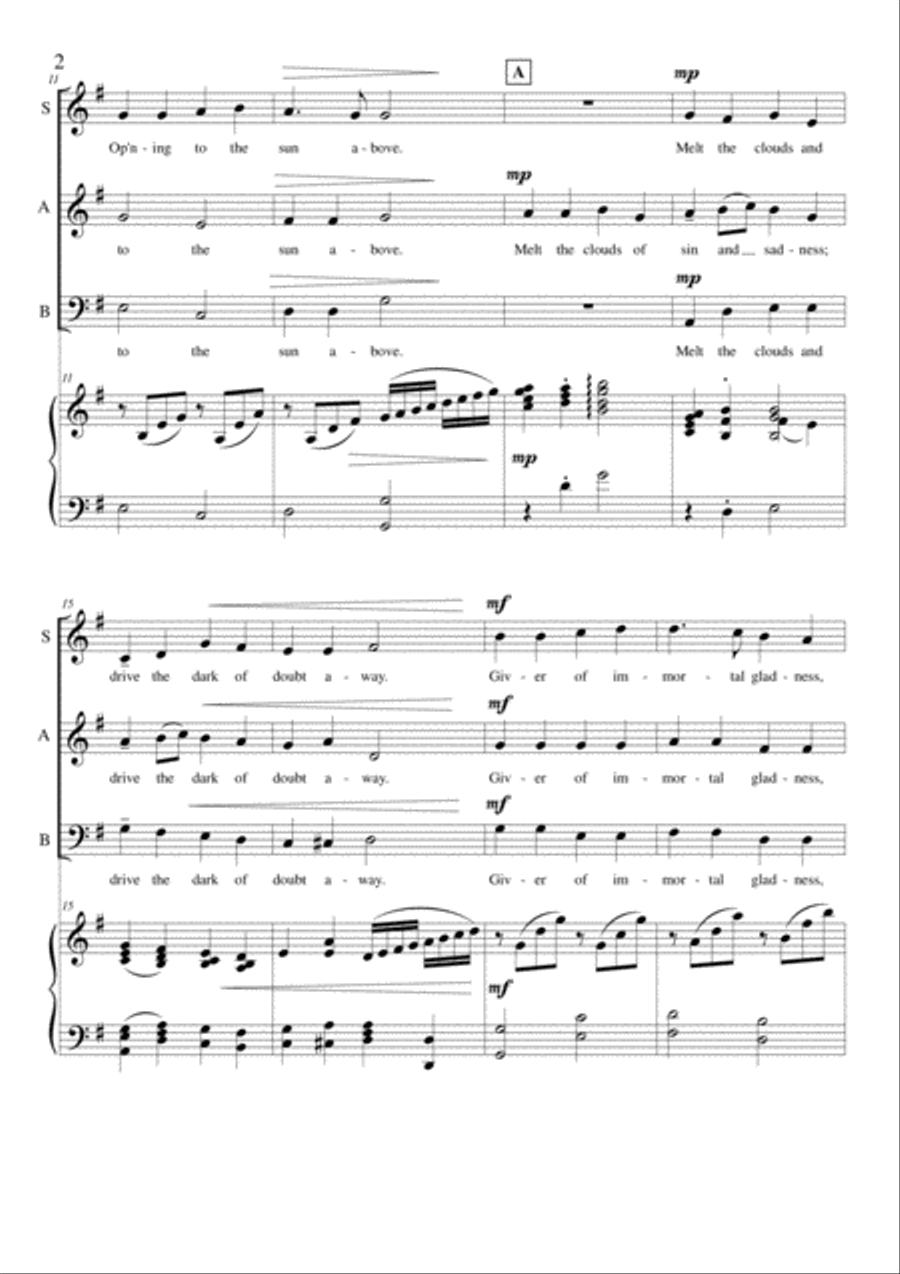 Ode to Joy Ode to Joy 3-Part scores gallery preview page 2