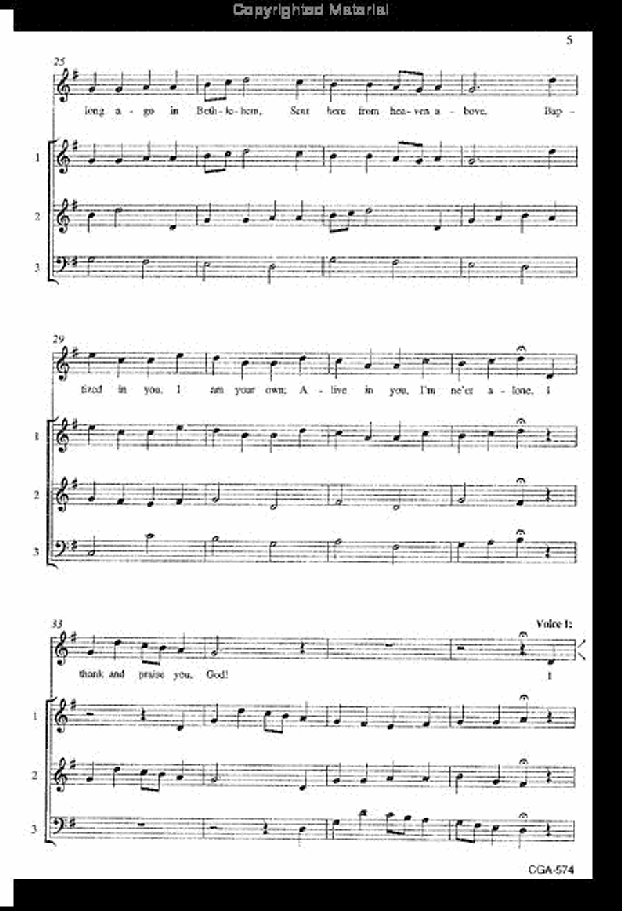 Children's Praise Children's Praise Unison Choir scores gallery preview page 5