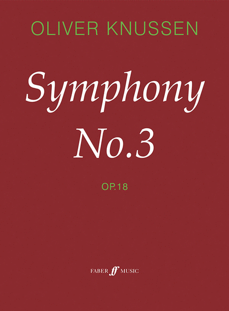 Knussen O /Symphony 3 (Score)