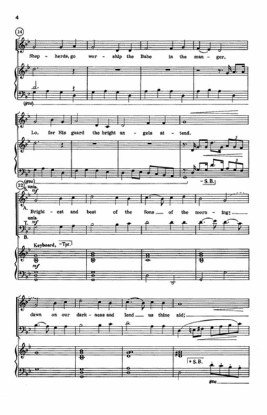 Star In The East (from Southern Harmony, 1835)