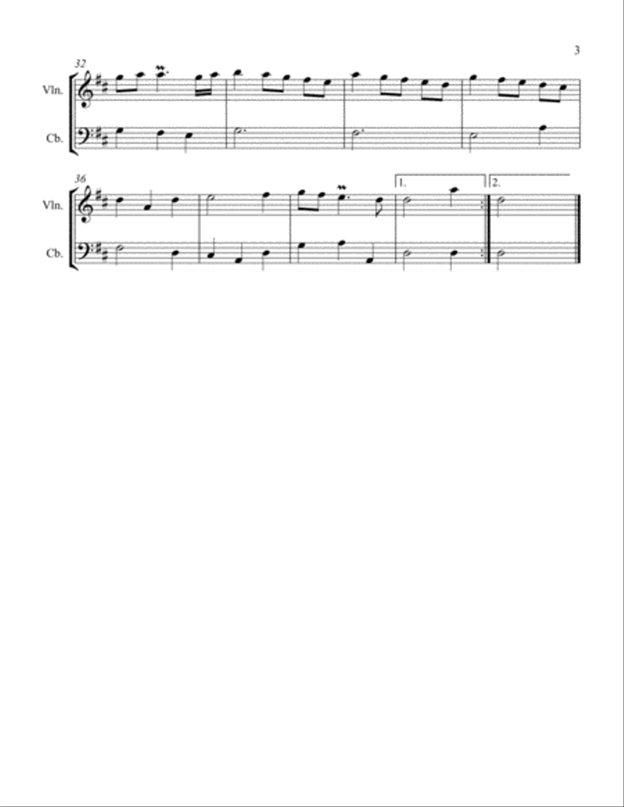 Passapied String Duet scores gallery preview page 3