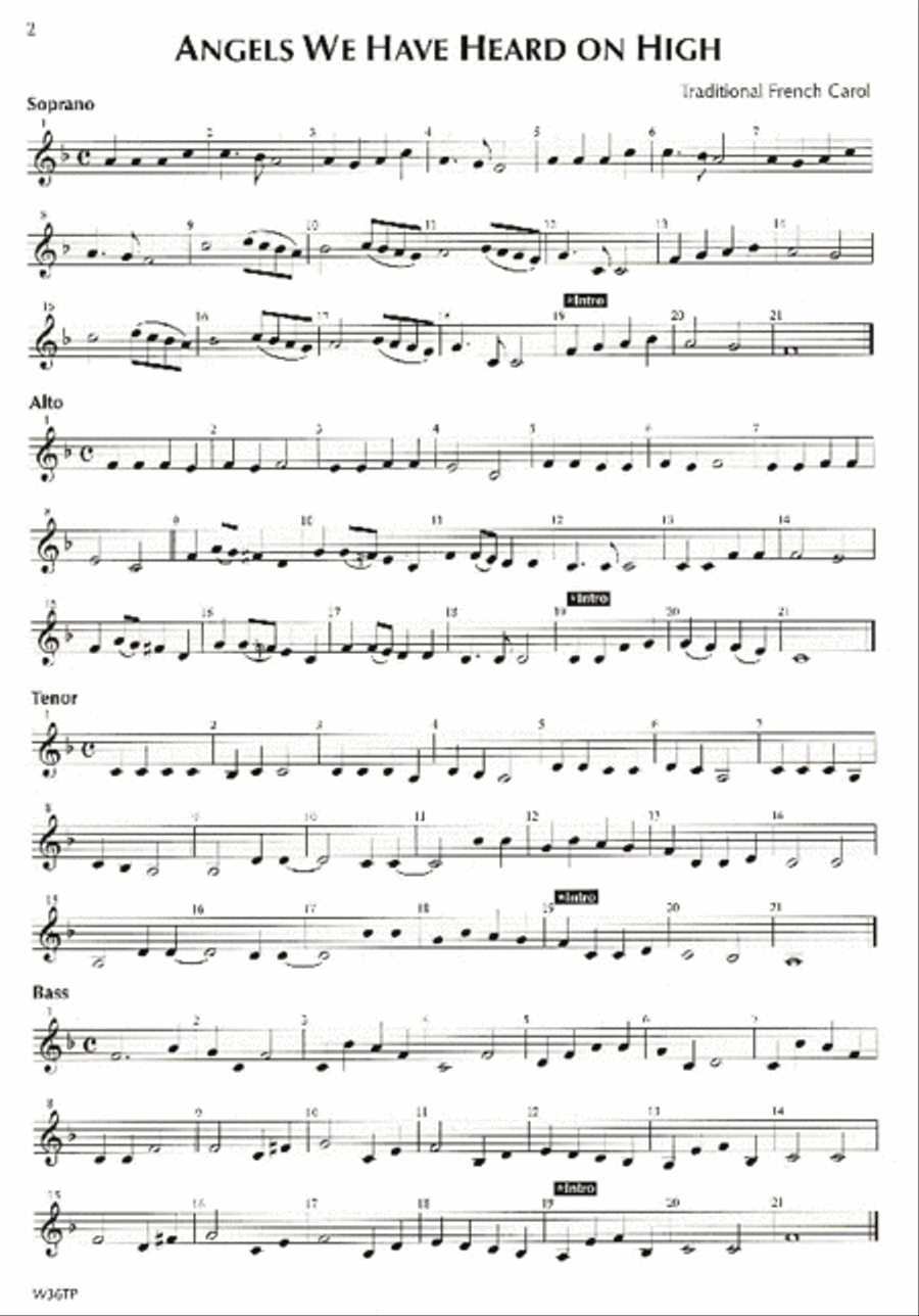 Classic Christmas Carols For Band - Trumpet Trumpet scores gallery preview page 2