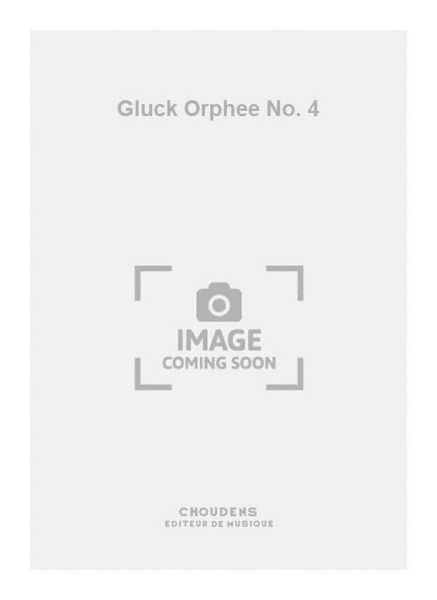 Gluck Orphee No. 4 Mezzo-Soprano Voice scores gallery preview page 1