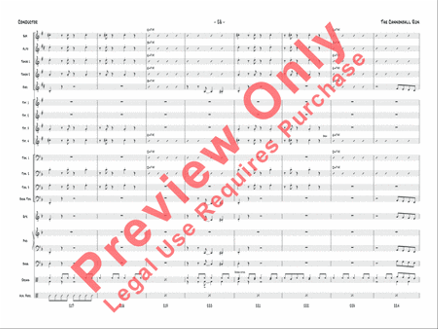 The Cannonball Run Jazz Ensemble scores gallery preview page 29