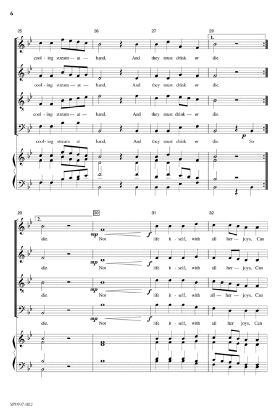 Early, My God, Without Delay Choir scores gallery preview page 5