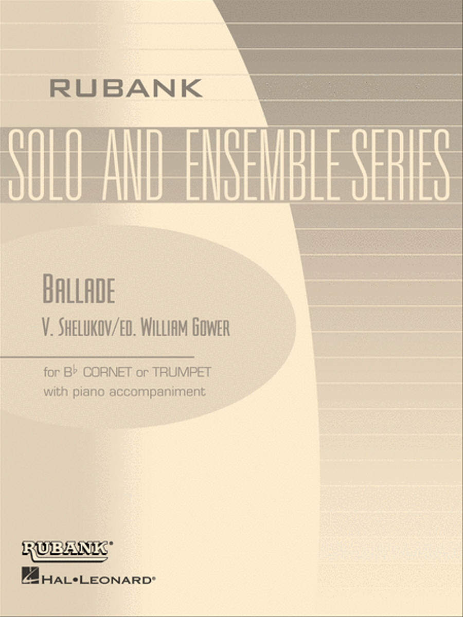 Ballade Cornet scores gallery preview page 1