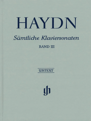 Book cover for Complete Piano Sonatas, Volume III