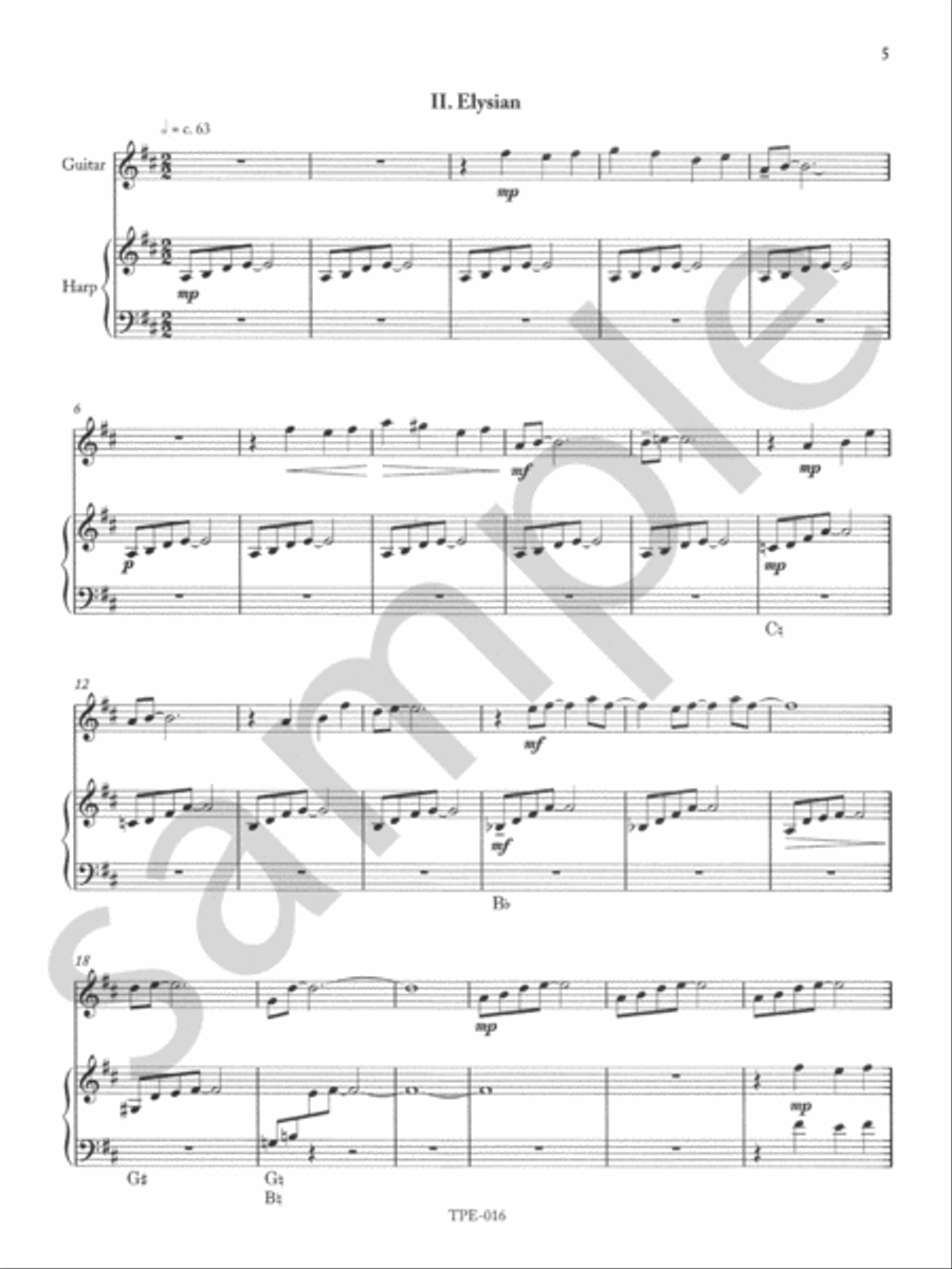 Hypnotized Harp scores gallery preview page 4