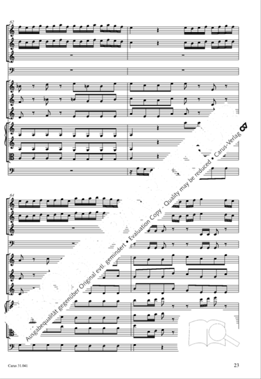 O Lord, we come to praise thee 4-Part scores gallery preview page 24