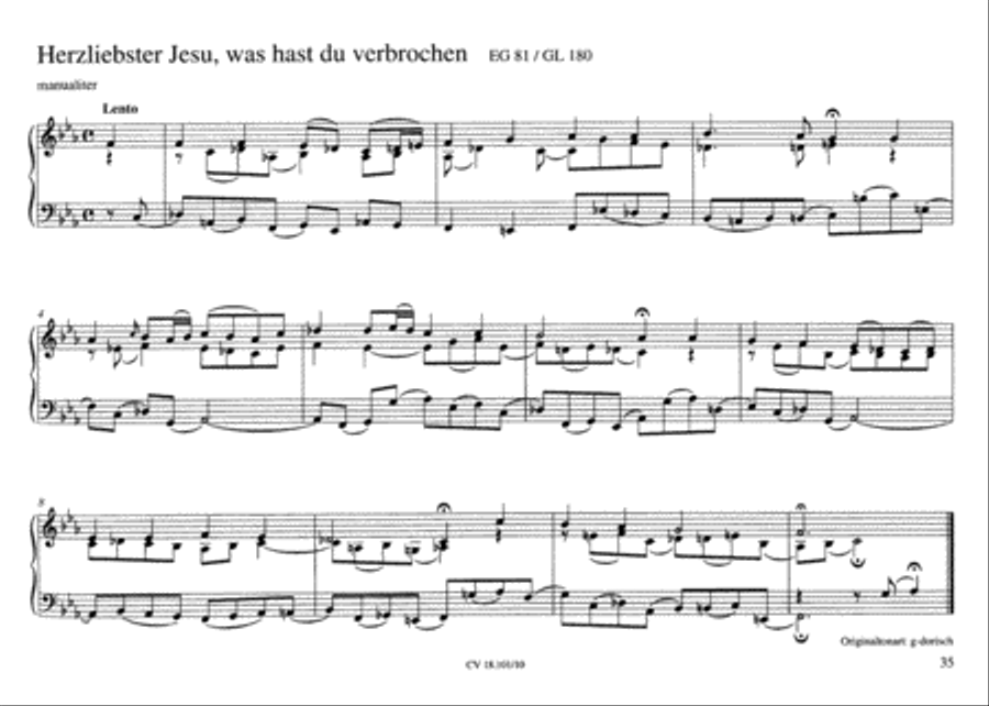 Oley: The Complete Chorale Preludes for Organ, vol. 1 (Chorale preludes based on melodies of the German Protestant and Catholic hymnbooks) Organ Solo scores gallery preview page 1