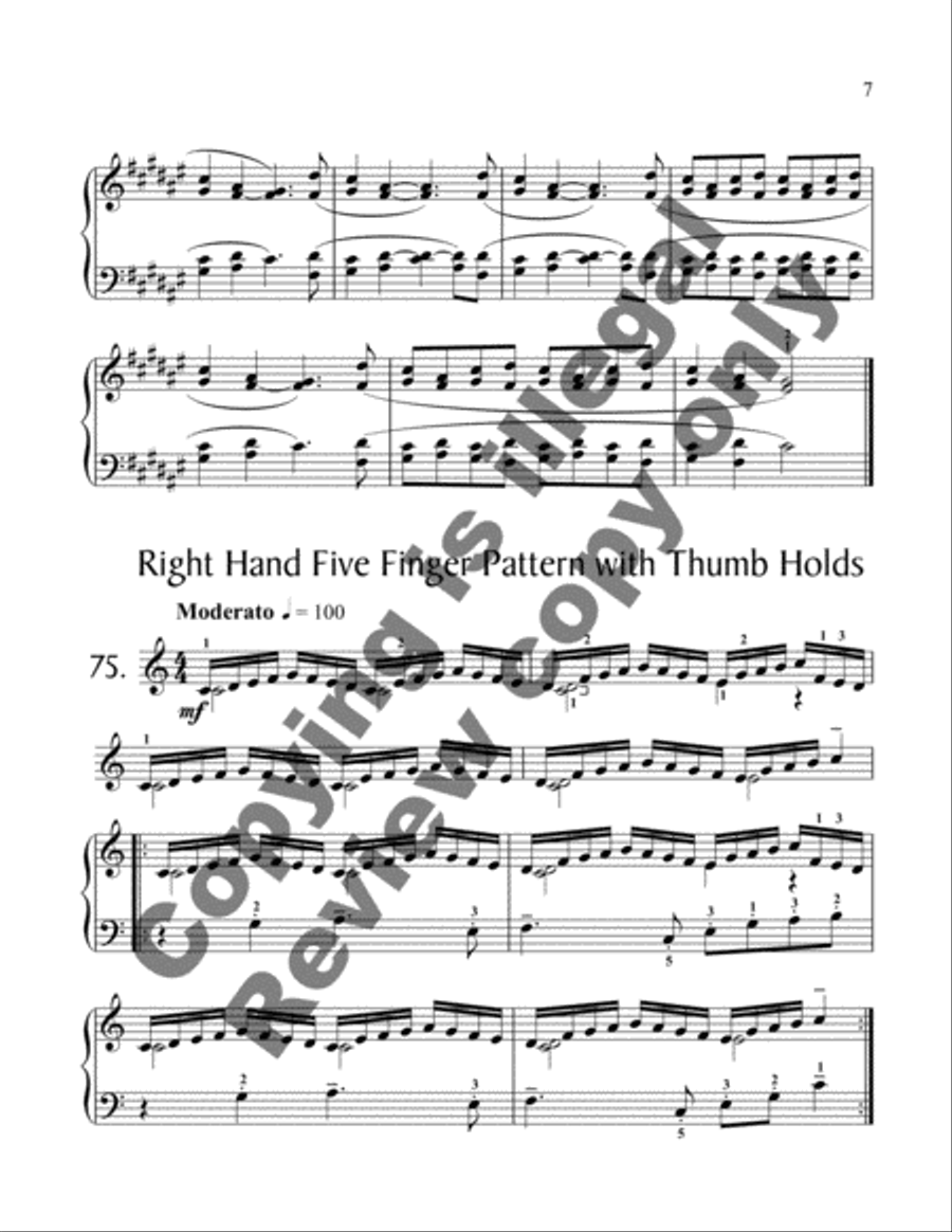 175 Exertudes, Book 3: Late Intermediate Piano Method scores gallery preview page 10