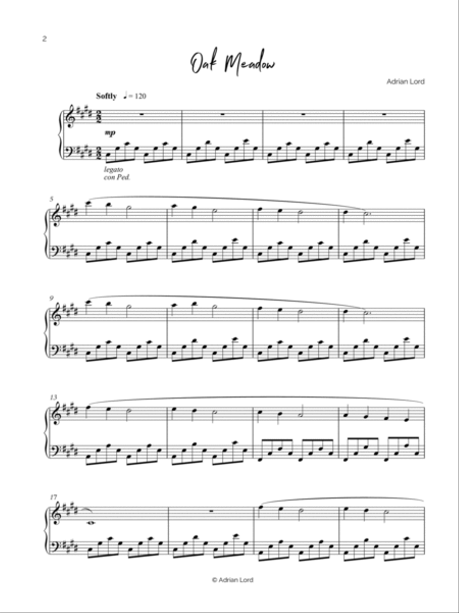 Piano Postcards Piano Solo scores gallery preview page 4