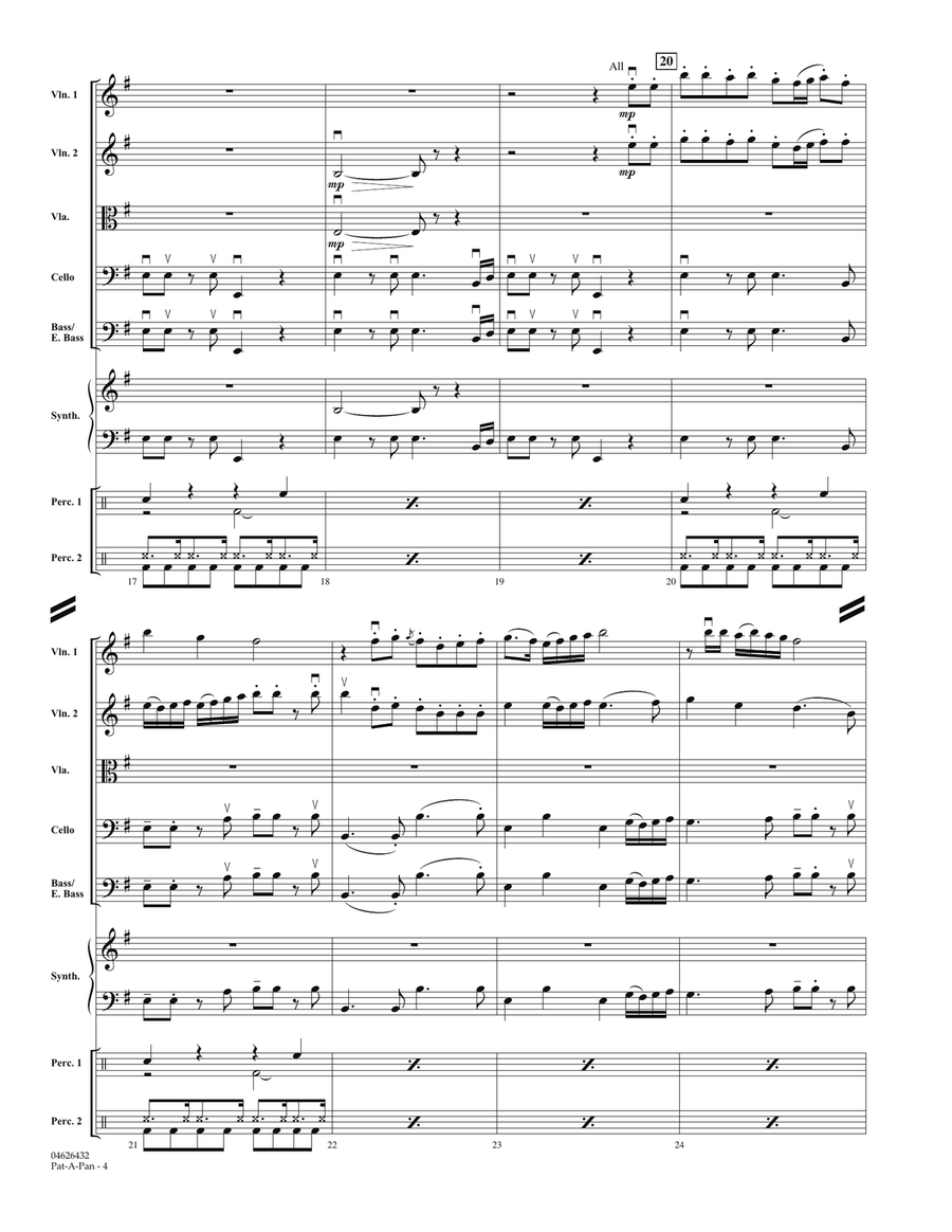 Pat-A-Pan - Full Score Pat-A-Pan - Full Score Orchestra scores gallery preview page 4