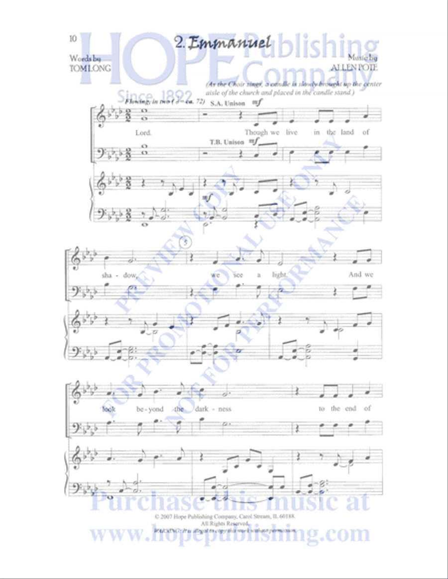 By Heaven's Light Choir scores gallery preview page 11
