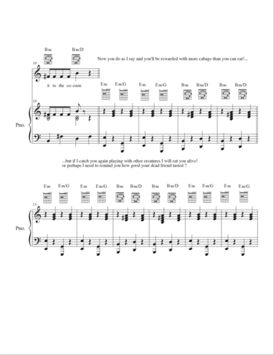 Bat Faith plan Bat Faith plan Piano, Vocal, Guitar scores gallery preview page 2