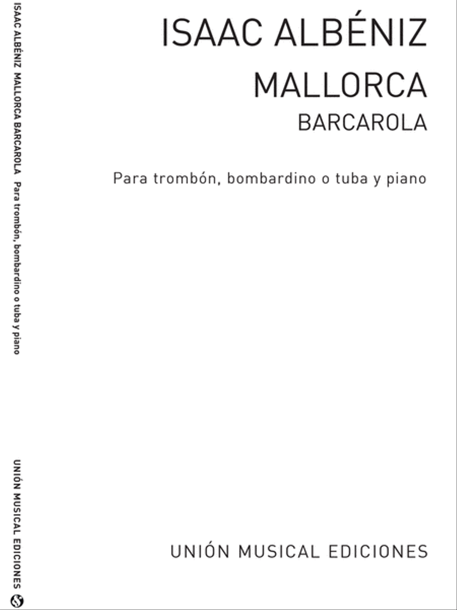 Mallorca Barcarola Piano Accompaniment scores gallery preview page 1