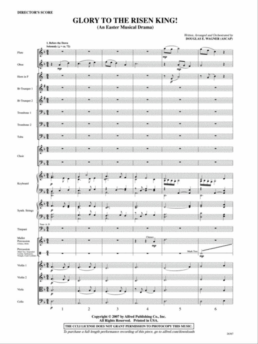 Glory to the Risen King! Choir scores gallery preview page 2