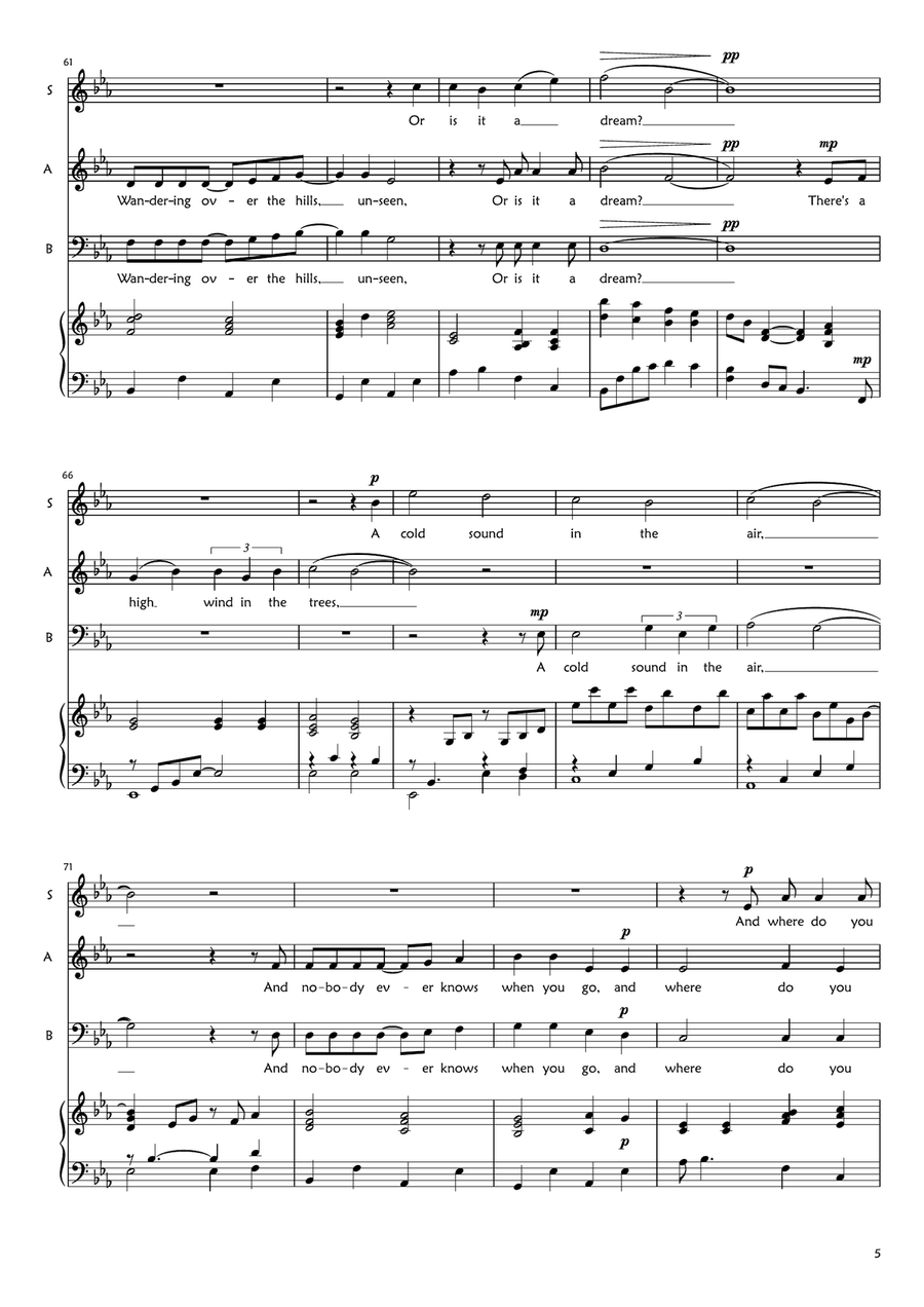 Bright Eyes Bright Eyes 3-Part scores gallery preview page 5
