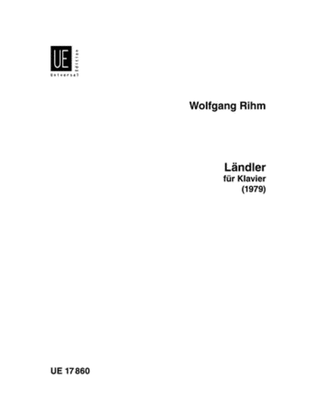 Book cover for Laendler, Piano