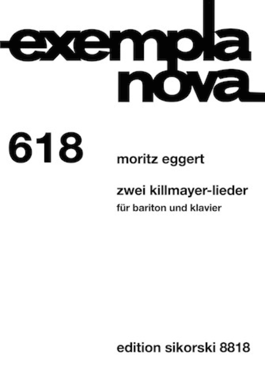 Zwei Killmayer-Lieder Baritone Horn scores gallery preview page 1