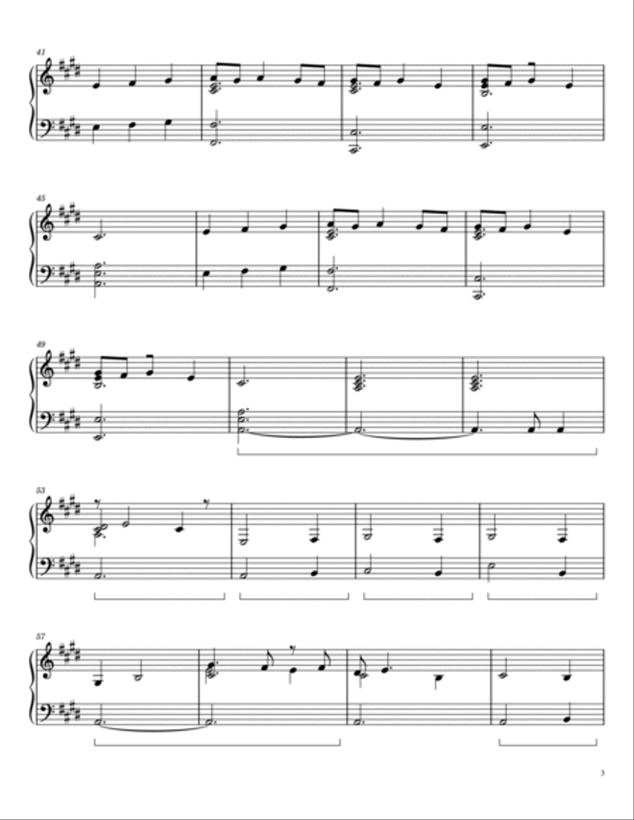 When The Party's Over Piano Solo scores gallery preview page 3