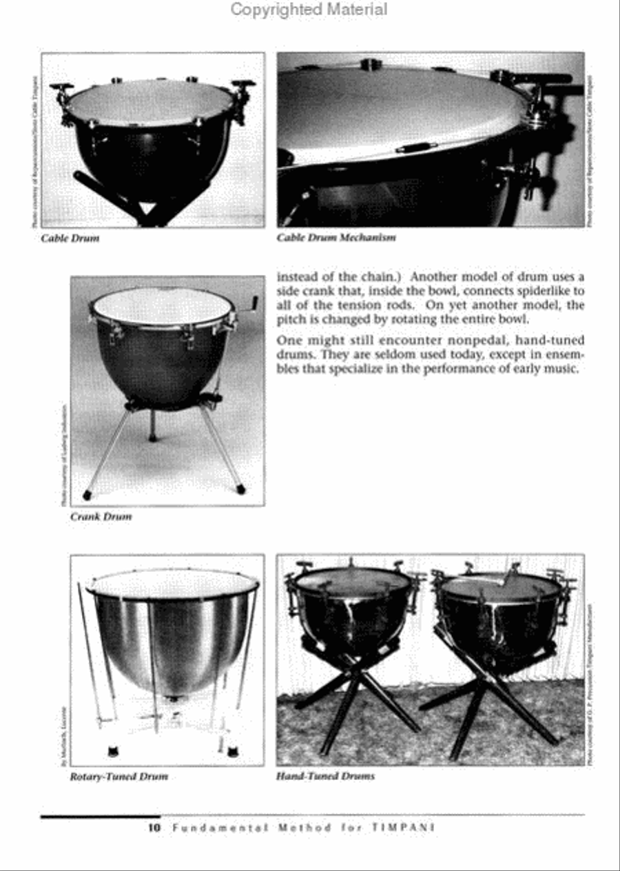 Fundamental Method for Timpani Percussion scores gallery preview page 2