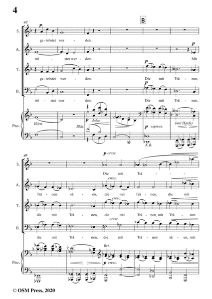 Brahms-Ein deutsches Requiem(A German Requiem),Op.45 No.1,for Voices,Mixed Chorus&Piano image number null
