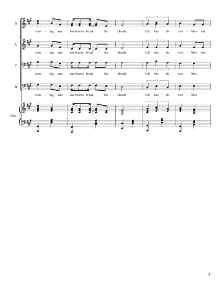 Smile 4-Part scores gallery preview page 5