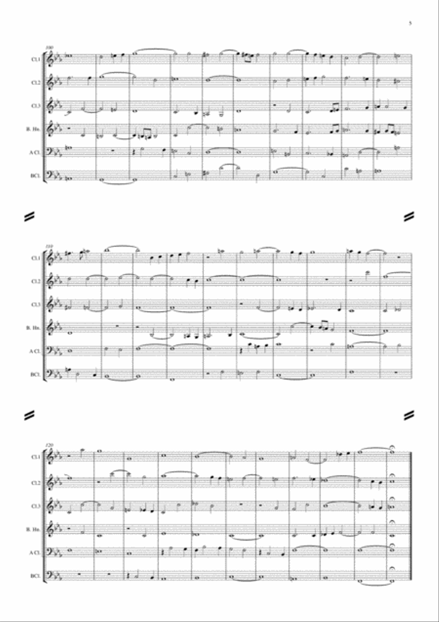Jenkins - Fantazia No. 5 Small Ensemble scores gallery preview page 5