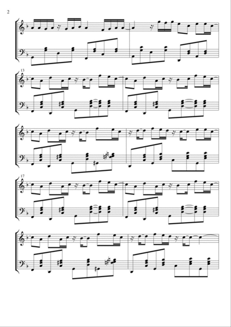 Alastor S Game Piano Solo scores gallery preview page 2