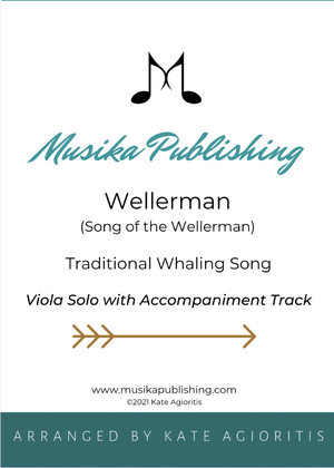 Book cover for Wellerman - Solo for Viola (with play-along backing track)
