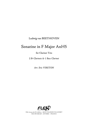 Book cover for Sonatine in F Major AnH5