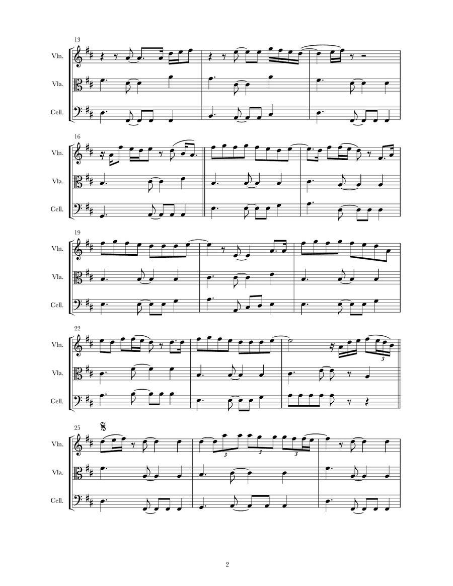 Thinking Out Loud String Trio scores gallery preview page 2