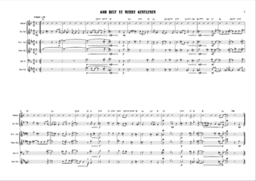 Selection Box - Jazz Band Jazz Ensemble scores gallery preview page 3