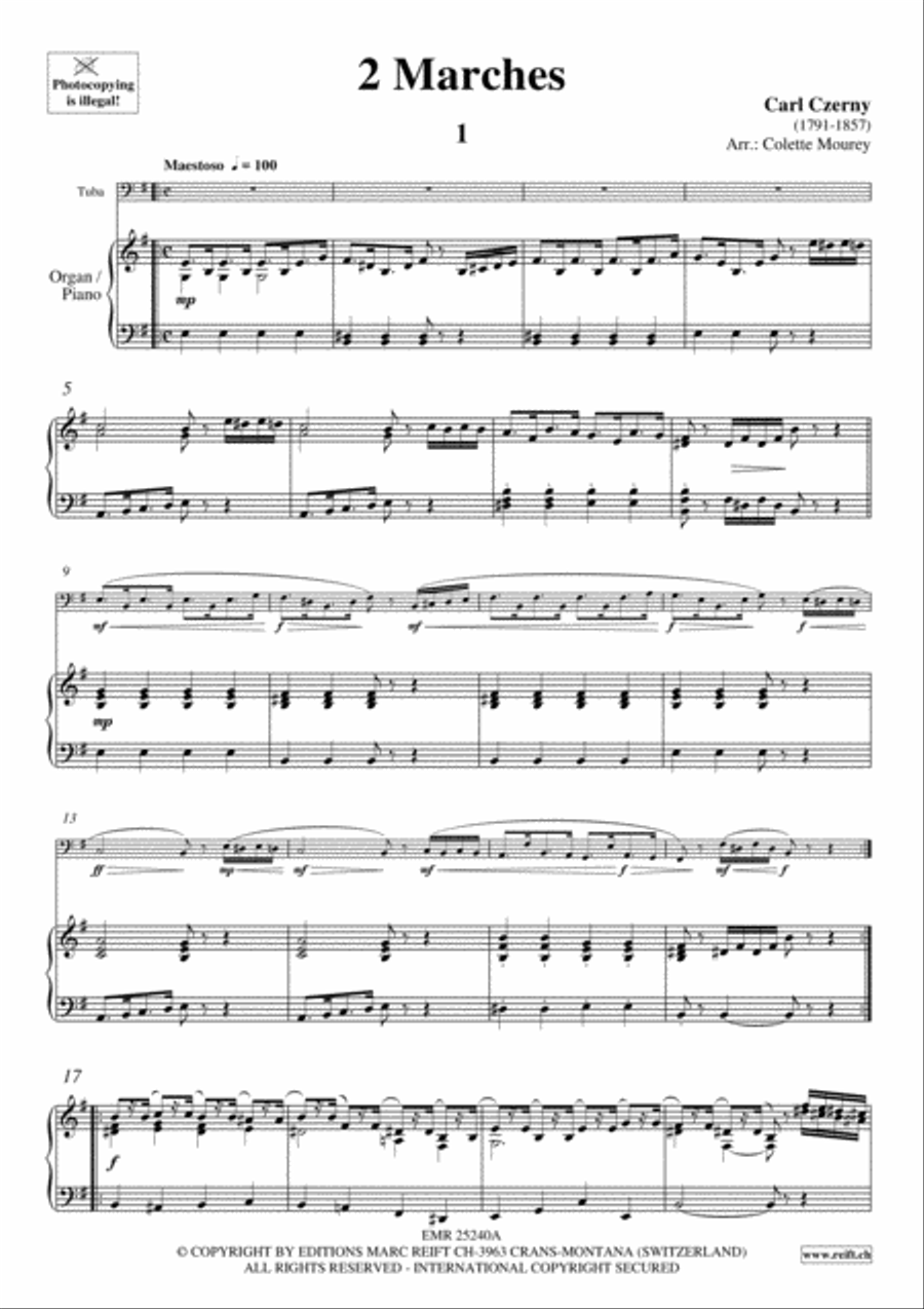 2 Marches Tuba scores gallery preview page 3