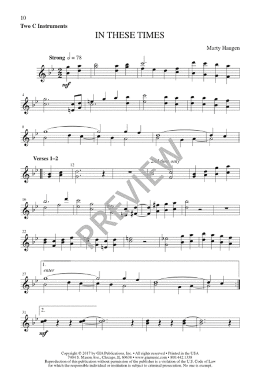 In These Times 3-Part scores gallery preview page 11