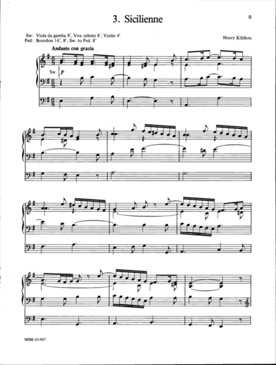 Ceremonial Suite Organ scores gallery preview page 5