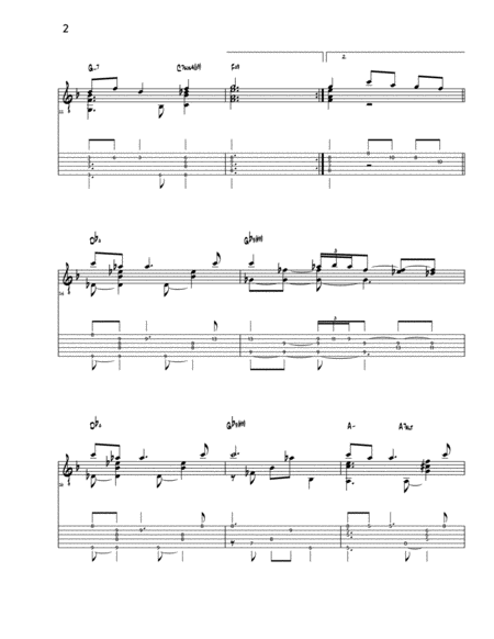 Christmas Time Is Here - Chord Melody Guitar image number null