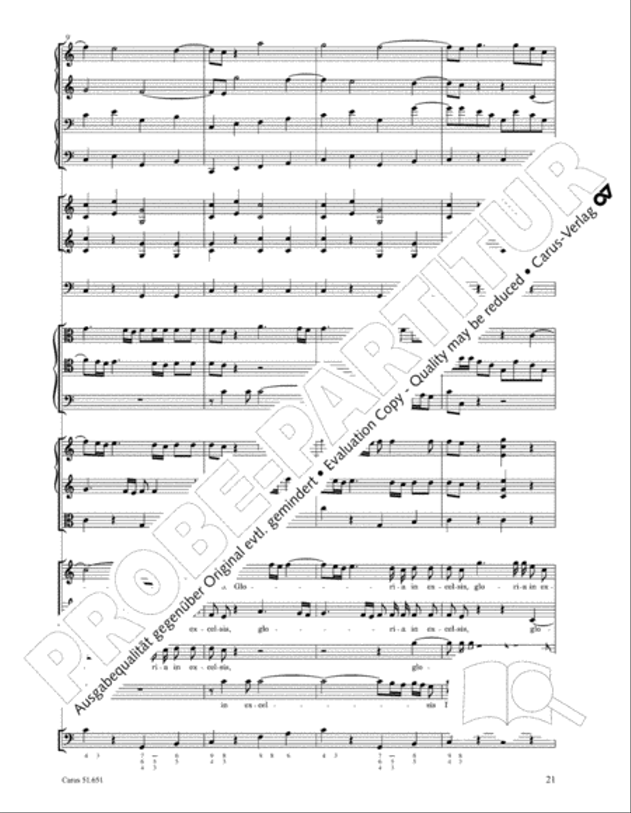 C Minor Mass, K. 427 (Missa in c KV 427) 4-Part scores gallery preview page 37