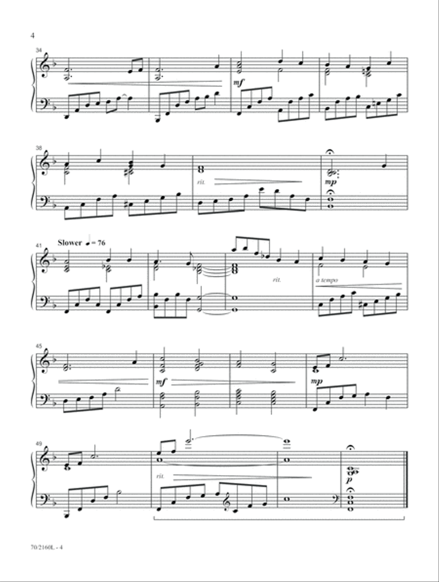 All to Him I Owe Piano Solo scores gallery preview page 4