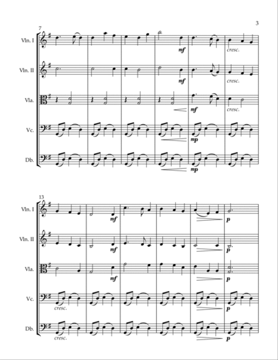 The Sounds of Christmas The Sounds of Christmas String Orchestra scores gallery preview page 3