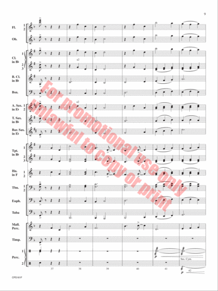 Thrive Concert Band scores gallery preview page 10