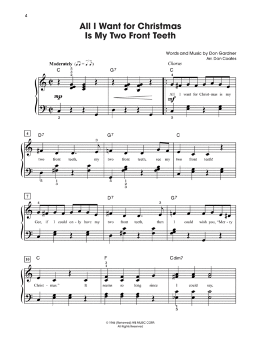The Giant Book of Christmas Sheet Music Easy Piano scores gallery preview page 8