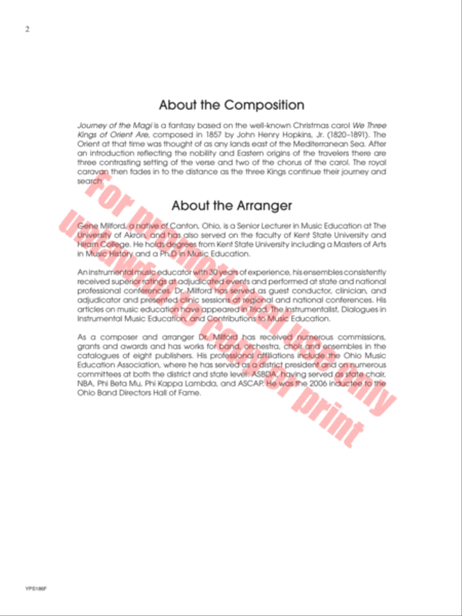 Renaissance Canzona Concert Band scores gallery preview page 3