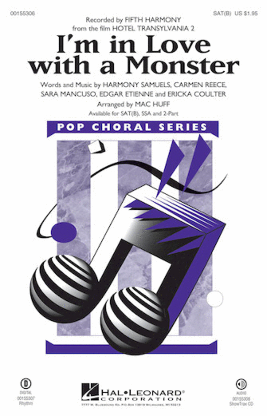 I'm in Love with a Monster Show Choir scores gallery preview page 1