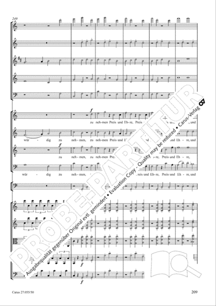 Ein Deutsches Requiem (German Requiem) 4-Part scores gallery preview page 216