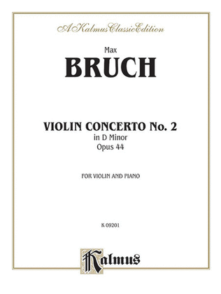Book cover for Violin Concerto in D Minor, Op. 44