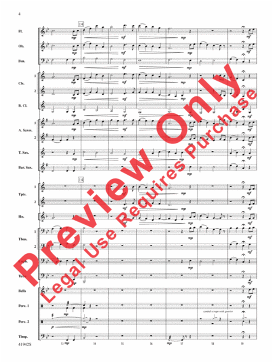 In My Garden Concert Band scores gallery preview page 5