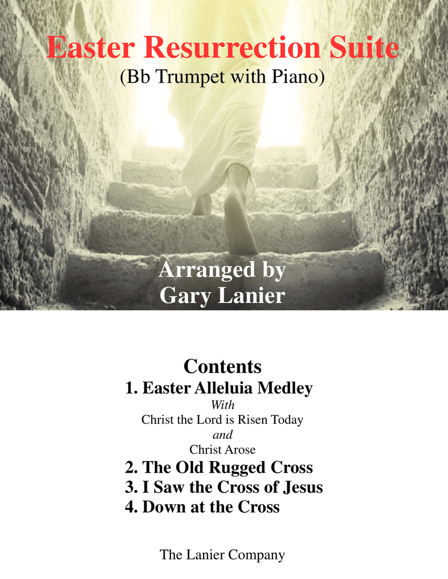Easter Resurrection Suite (Bb Trumpet and Piano with Parts) B-Flat Trumpet scores gallery preview page 1